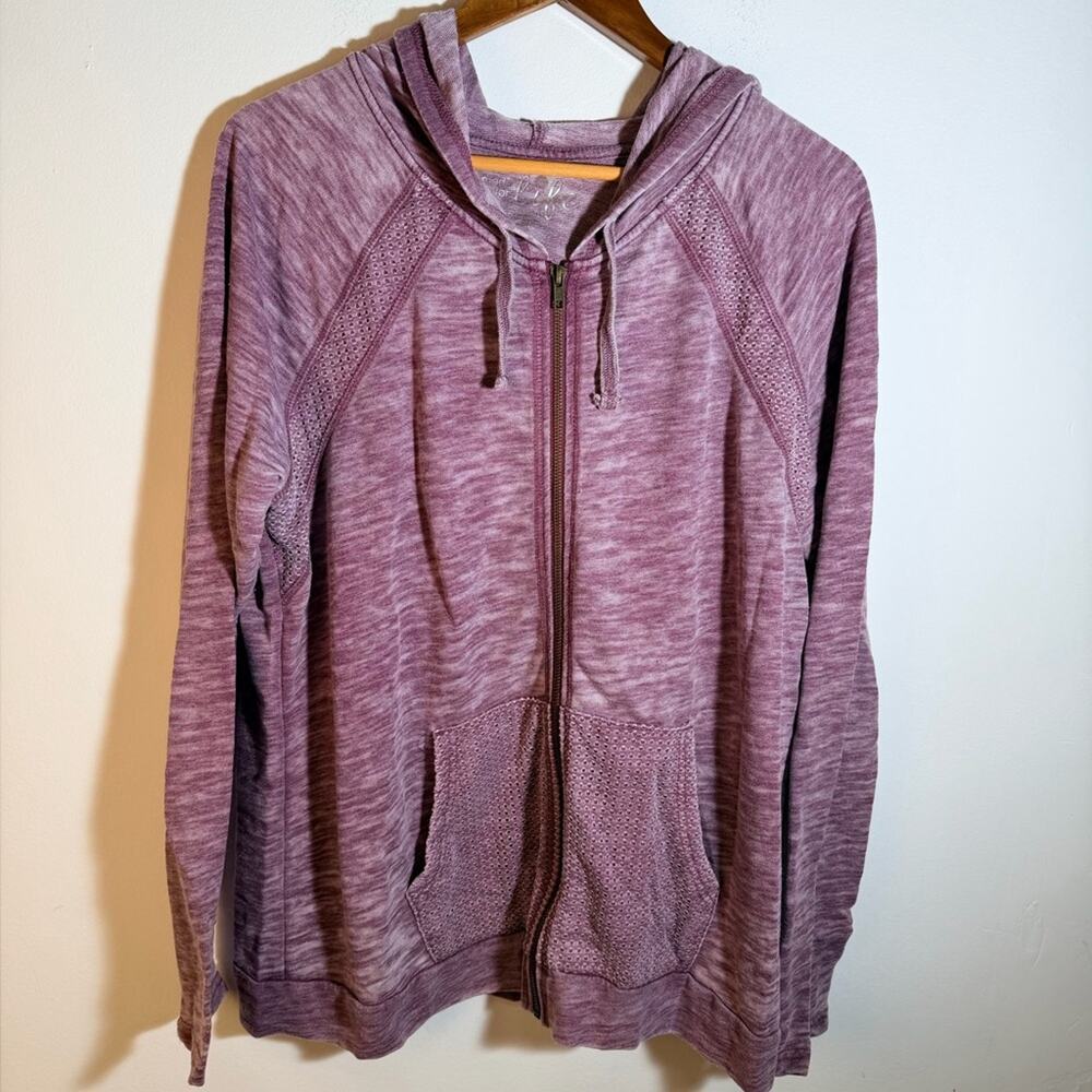 Purple Zip-Up Hoodie